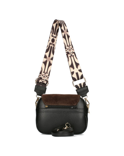 Bag with interchangeable flaps