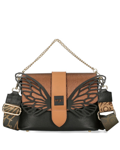 Wing bag with two interchangeable flaps