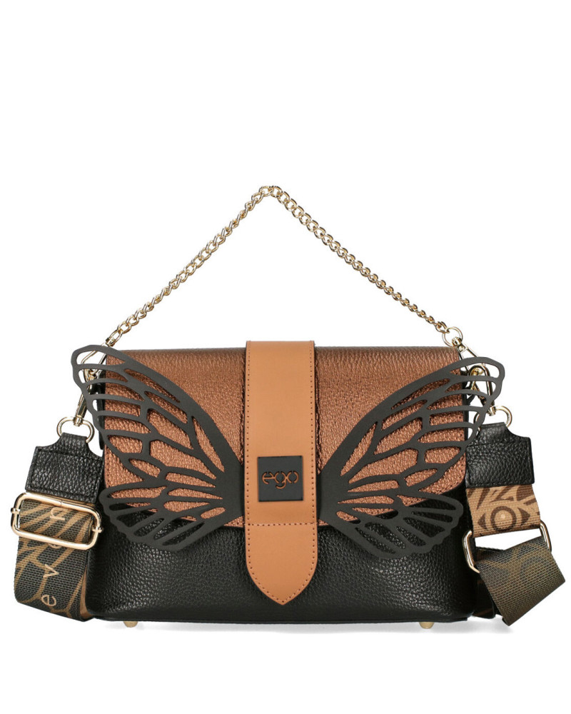 Wing bag with two interchangeable flaps