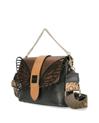 Wing bag with two interchangeable flaps