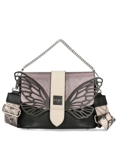 Wing bag with two interchangeable flaps