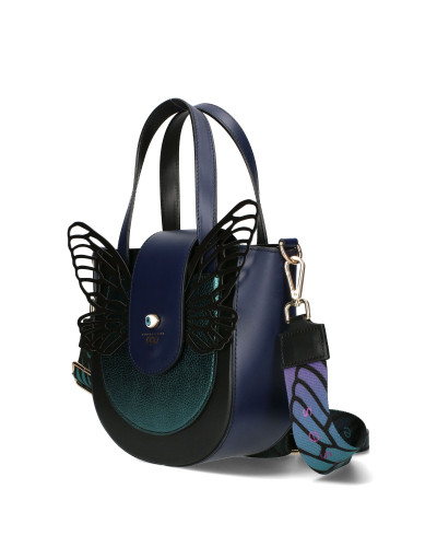 Torebka BOSCA skórzana z odpinanymi skrzydełkami