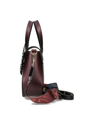 Torebka BOSCA skórzana z odpinanymi skrzydełkami