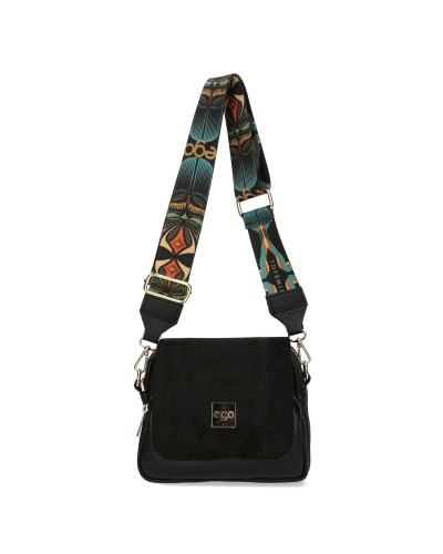 Mała torebka z odpinanymi frędzlami