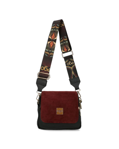 Mała torebka z odpinanymi frędzlami