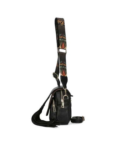 Small bag with detachable fringes