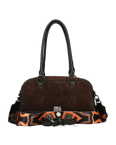 Kuferek zamszowy dwustronny