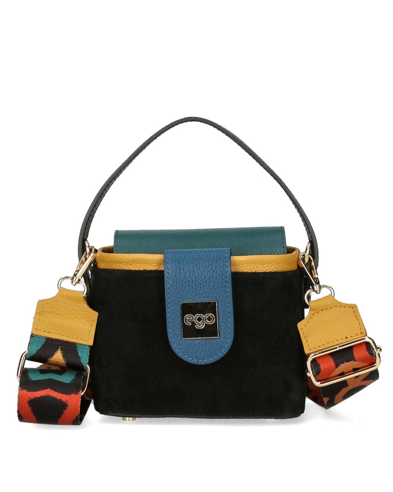 A small suitcase made of natural leather