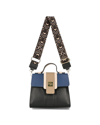 Torebka z wielokolorową klapką