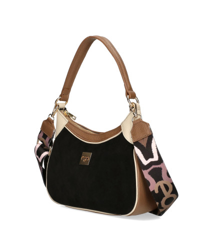 Shoulder bag made of natural leather