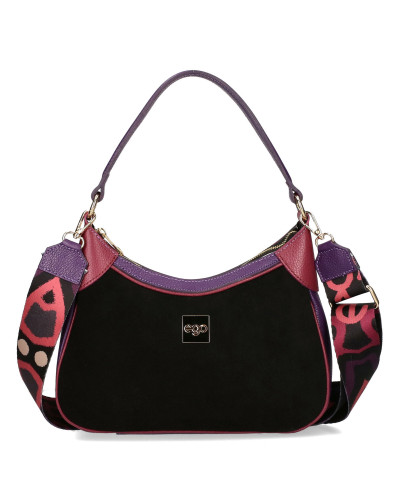 Shoulder bag made of natural leather