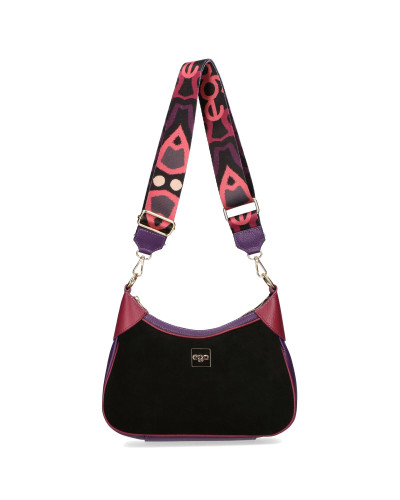 Shoulder bag made of natural leather