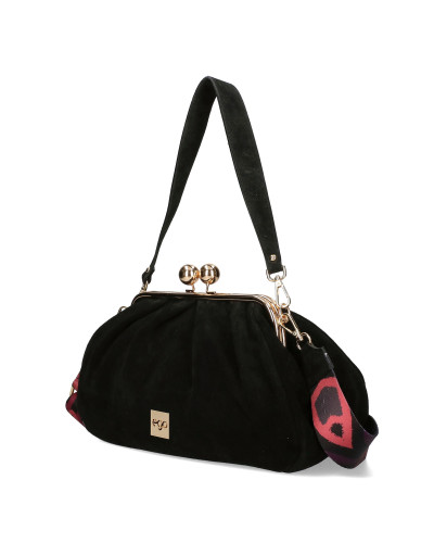 Soft bag with a hook closure