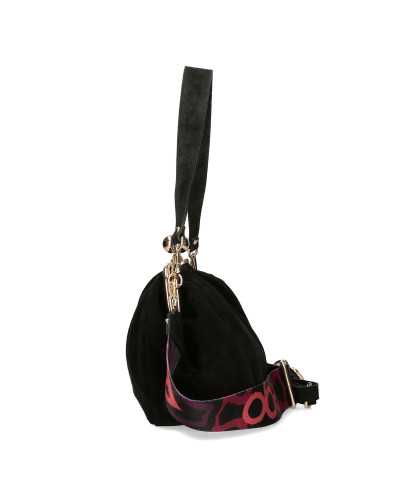Soft bag with a hook closure