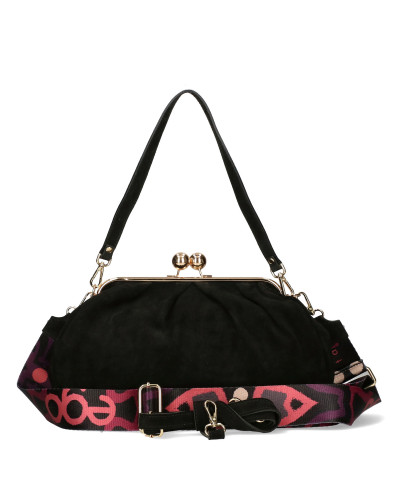 Soft bag with a hook closure