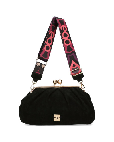 Soft bag with a hook closure