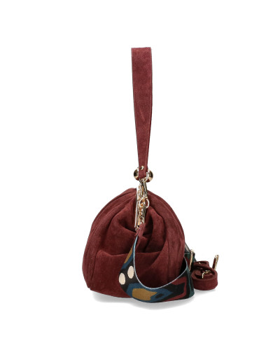 Soft bag with a hook closure