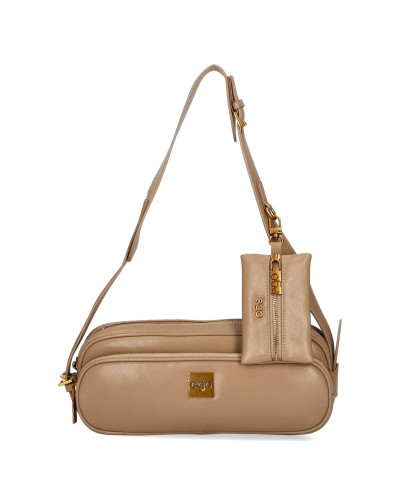 Podłużna torebka z dopinaną saszetką