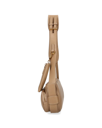 Podłużna torebka z dopinaną saszetką