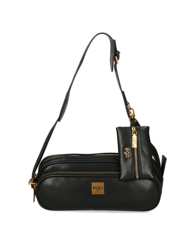 Podłużna torebka z dopinaną saszetką