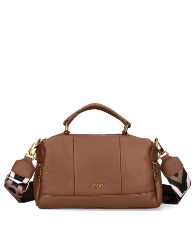 Kuferek damski skórzany