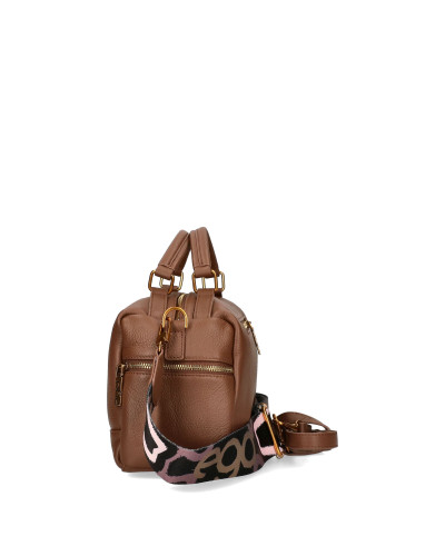 Kuferek damski skórzany