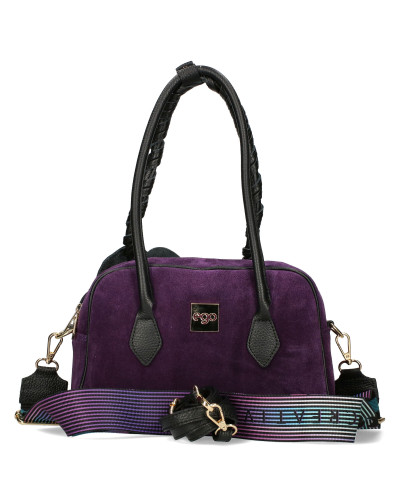 Torebka damska z odpinanym kwiatem