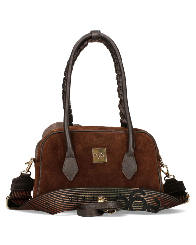 Torebka damska z odpinanym kwiatem