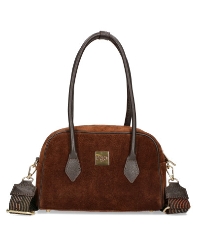 Torebka damska z odpinanym kwiatem