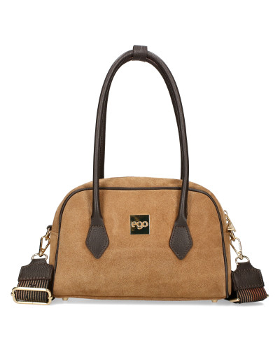 Torebka damska z odpinanym kwiatem