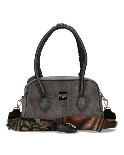 Torebka damska z odpinanym kwiatem