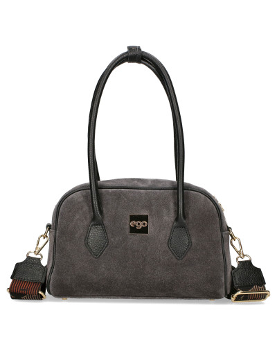 Torebka damska z odpinanym kwiatem