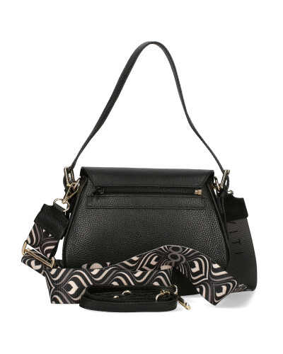 Bag with two interchangeable flaps