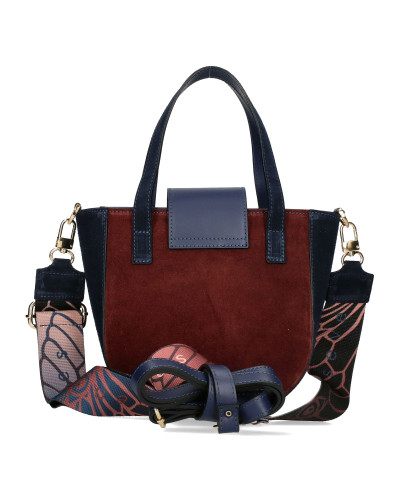 BOSCA Leather handbag with detachable wings