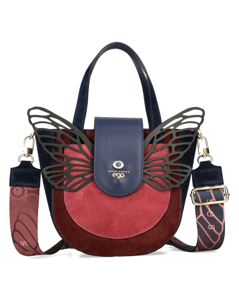BOSCA Leather handbag with detachable wings