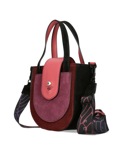 BOSCA Leather handbag with detachable wings