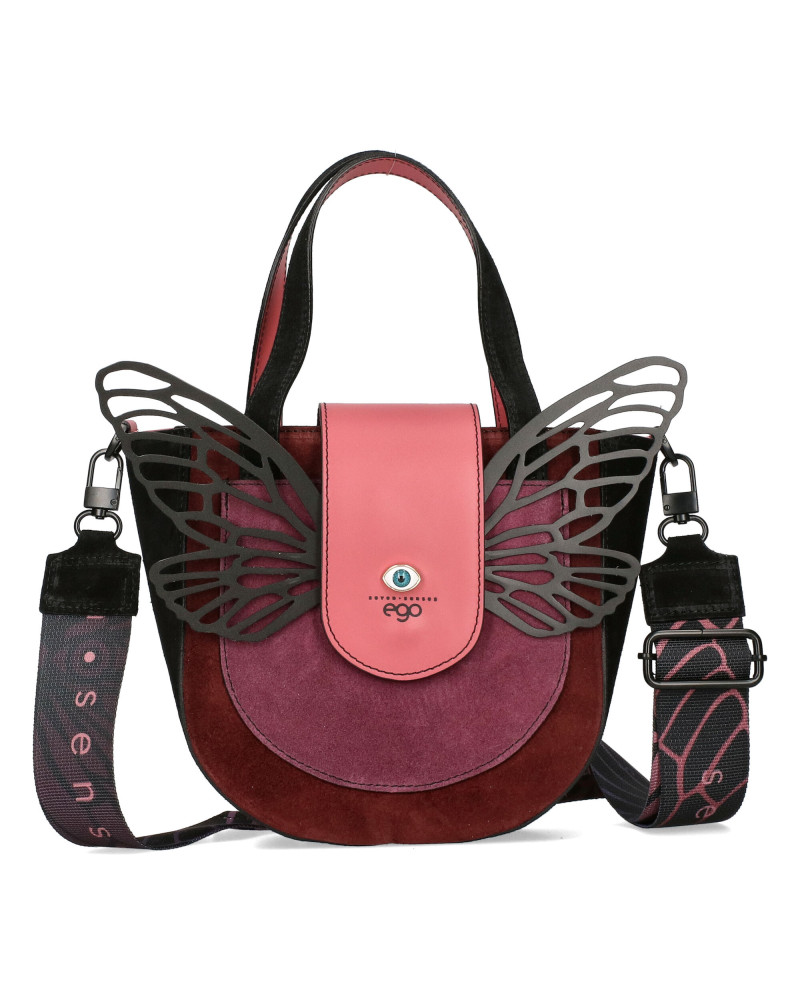 BOSCA Leather handbag with detachable wings