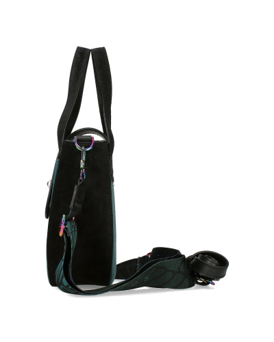 BOSCA Leather handbag with detachable wings