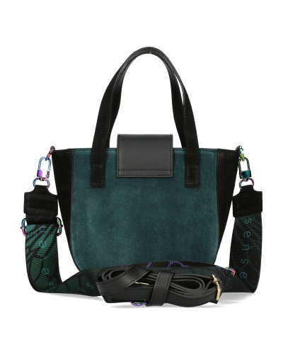 BOSCA Leather handbag with detachable wings