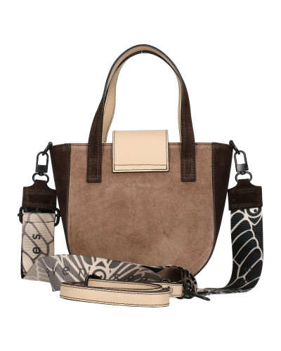BOSCA Leather handbag with detachable wings