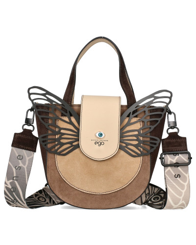 BOSCA Leather handbag with detachable wings