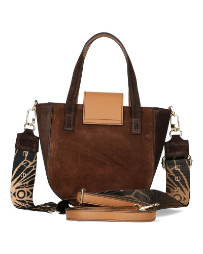 BOSCA Leather handbag with detachable wings