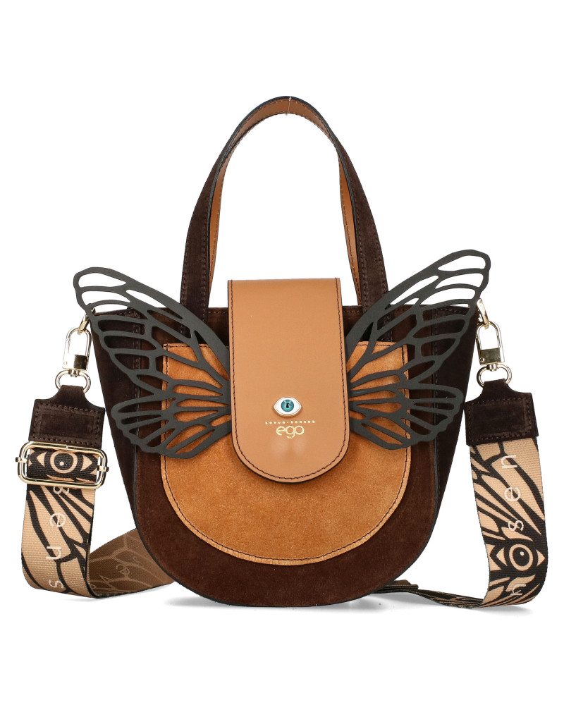 BOSCA Leather handbag with detachable wings