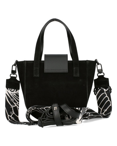 BOSCA Leather handbag with detachable wings