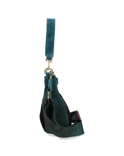 Torebka damska zamszowa na ramię