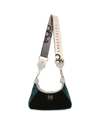 Torebka damska zamszowa na ramię