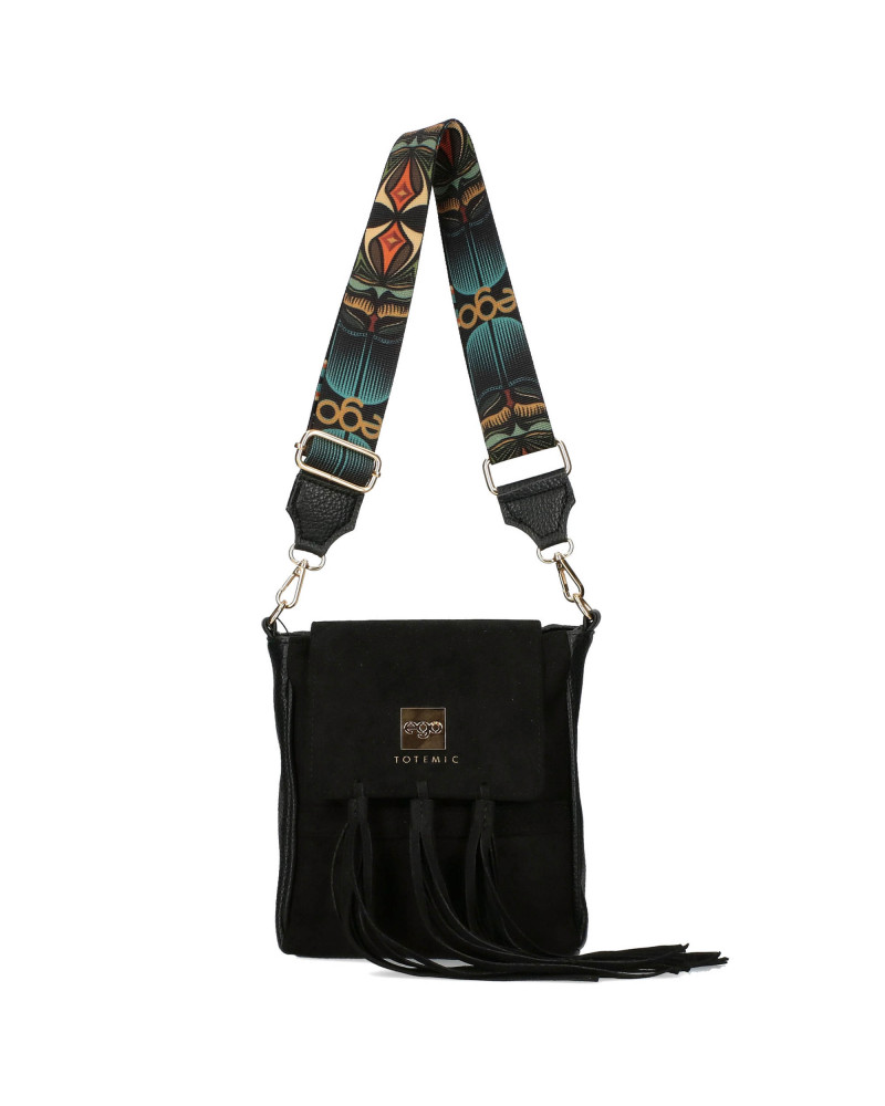 Bag-backpack with fringes