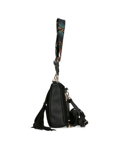 Torebko - plecak z frędzlami