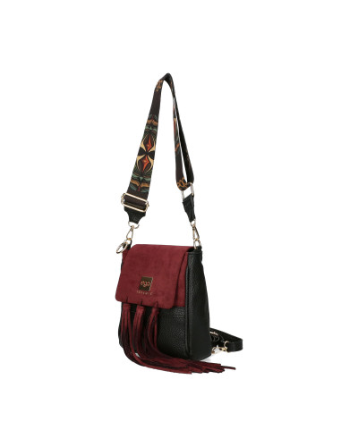 Torebko - plecak z frędzlami