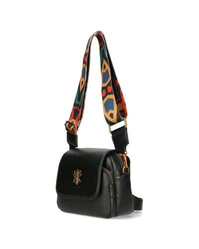 Small bag with interchangeable flaps